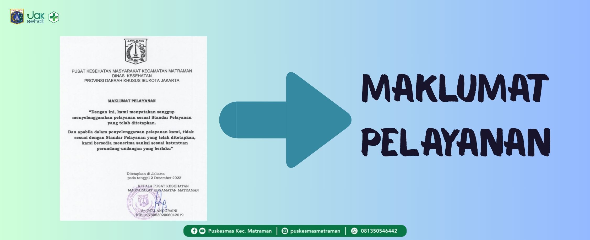 Maklumat Pelayanan